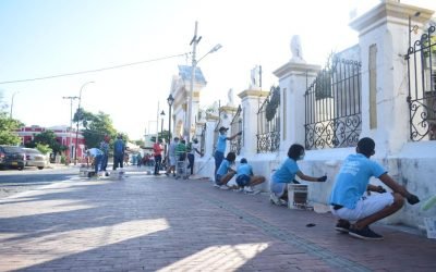 Exitosa jornada de embellecimiento del Parque San Miguel