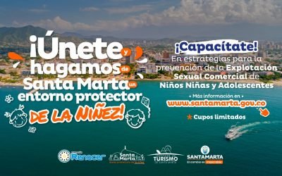 Prestadores de Servicios Turísticos de Santa Marta se capacitarán en prevención de Explotación Sexual Comercial de menores
