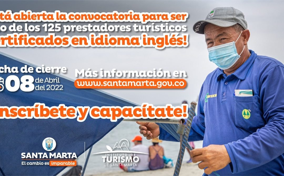 Prestadores de servicios turísticos de Santa Marta serán capacitados y certificados en idioma inglés