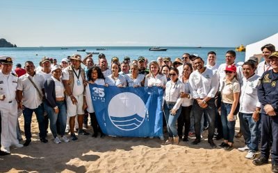 “La distinción de bandera azul en Playa Blanca es un orgullo para los samarios y colombianos”: alcaldesa Virna Johnson
